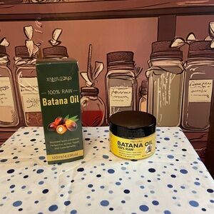 Batana Oil - 100% Raw Hair Care - Black and Yellow